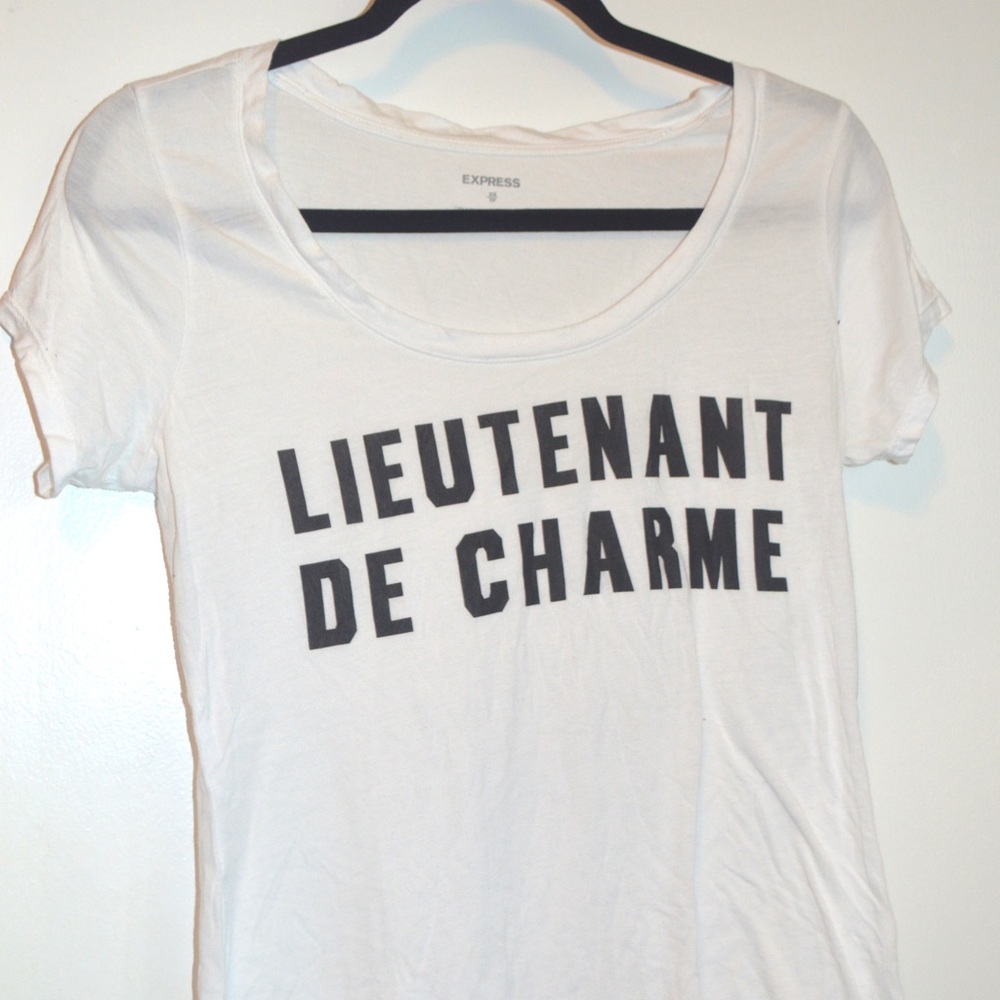 Express White Tee